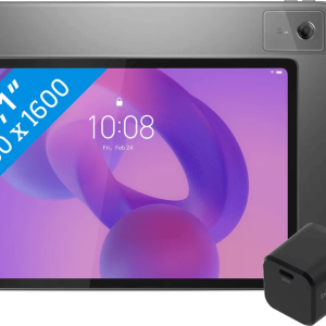 Lenovo Idea Tab Plus 12,1 inch 256GB Wifi Grijs met Stylus + BlueBuilt Oplader (6151133881807)