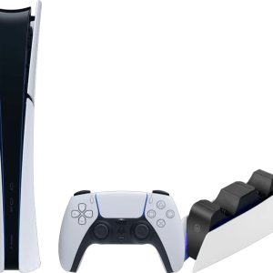 PlayStation 5 Slim Digital Edition + BlueBuilt Station de Charge (6095629794762)