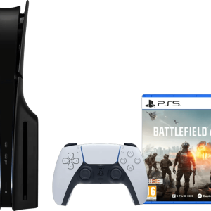 PlayStation 5 Slim Disc Edition + Battlefield 6 + Façades Noir (6151128594514)