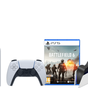 PlayStation 5 Slim Disc Edition + Battlefield 6 + Station de Charge (6151128591582)