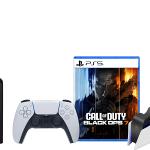 PlayStation 5 Slim Disc Edition + Call of Duty: Black Ops 7 + Façades Noir + Station de Charge (6151128627632)